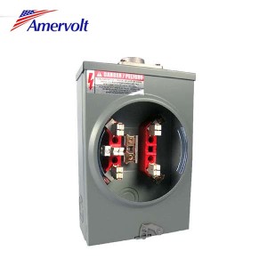 AM-125E-5J-RL China 125amp ringless energy low price power 5jaws meter socket price