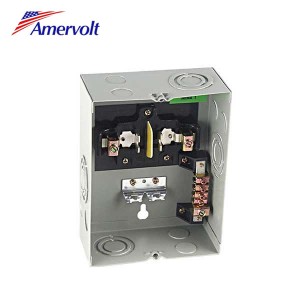 AME1-02125-F-I New Design electrical 2 way 120/240v generator modular enclosure load center distribution box outdoor