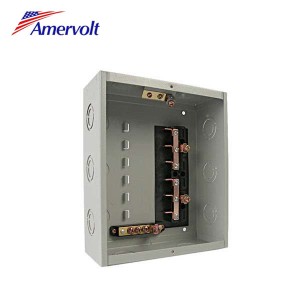AMLSWD-6 2017 Newest Design 125a 6way squared electrical power plug- in type economic load centers panelboard