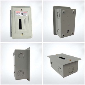 AMSD1-2-F In Hot Sale low voltage 2 way 120/240v 0.8-1.2mm thickness main distribution board load center
