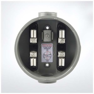 AM-100R-05 China single phase 100 amp digital electric power round meter socket with 4 jaws