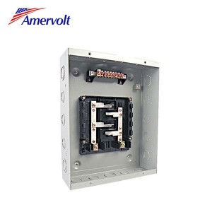 AME1-08125-F Factory price 8 way 120/240v outdoor enclosures electrical main circuit breaker load center