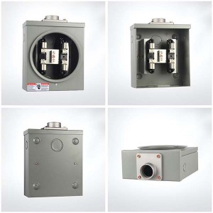 AM-100S-4J-R-H square meter socket