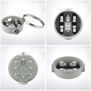 AM-100R-D type round meter socket