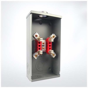 AM-200-4J-R China energy 100 amp 200 amp hub generator ring type single phase meter socket case with no bypass
