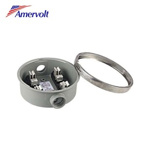 AM-100R-03 Single-phase low price round 100 amp Power meter socket With Copper Jaws