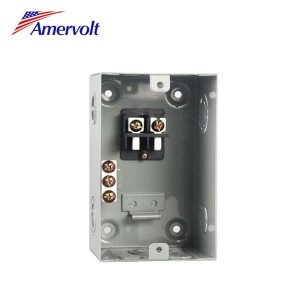 AMSD1-2-F In Hot Sale low voltage 2 way 120/240v 0.8-1.2mm thickness main distribution board load center