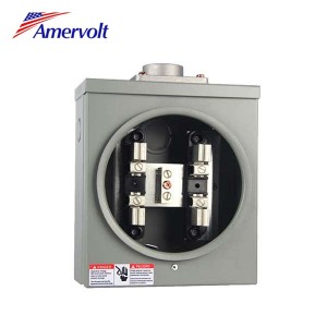 AM-100S-4J-R-H square meter socket