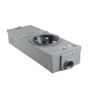combination energy meter socket