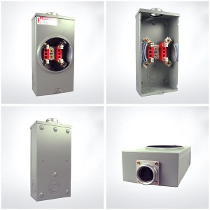 AM-200-4J-RL Best Factory Price 200 amp meter base underground hub meter panel meter socket jaws