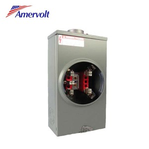 AM-200-5J-R ANSI standard China 200 amp 5 jaw gang meter base meter socket