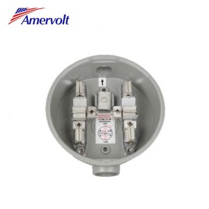 AM-100R-6J round meter mounting socket