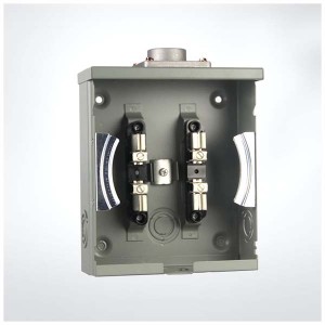 AM-100S-4J-RL-Y 100 amp digital power electric low price energy meter socket meter base with 4 jaws Hub