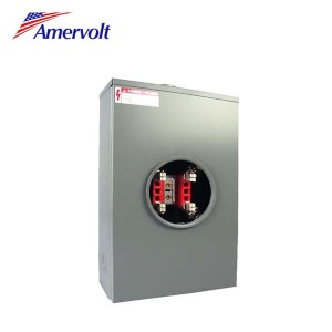 AM-200B-4J-R 200 amp low price electric meter enclosure box base meter socket center with 4 jaws