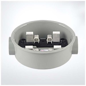 AM-100R-05 China single phase 100 amp digital electric power round meter socket with 4 jaws