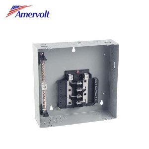 AML812FD Meto 125a rectangle power plug-in 8 way distribution box load center price