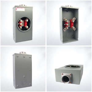 AM-200-5J-R ANSI standard China 200 amp 5 jaw gang meter base meter socket