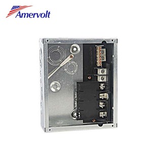 AML412F New 125a 120/240v 4 way plug-in flush type distribution board economy load center