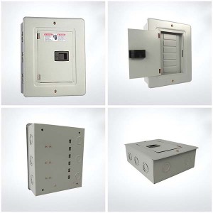 AMLSWD-6 2017 Newest Design 125a 6way squared electrical power plug- in type economic load centers panelboard