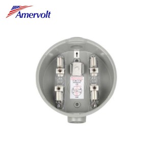 AM-100R-4J round meter mounting socket base