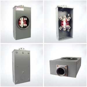 AM-200-7J-R 200a 7 jaws for ring or ringless meter socket underground meter base