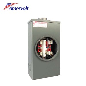 AM-200-7J-R 200a 7 jaws for ring or ringless meter socket underground meter base