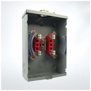 AM-125E-4J-RL ISO 9001 Factory watt 125amp ringless energy single phase Meter Socket/Meter Base